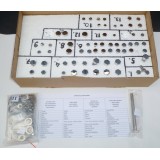 SPOJOVACÍ MATERIÁL MOTOCYKLU (BEZ MOTORU) - CZ 125/453,473 + 175/450,470 + 250/455,475 - NEREZ LEŠTĚNÝ